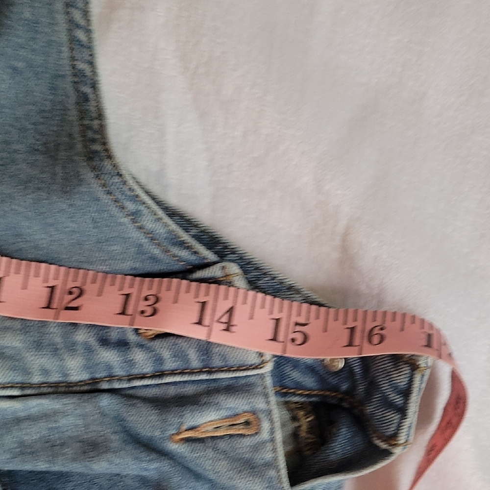 Universal Thread Blue Denim Overalls Adjustable Straps Size Size 4/27 - Picture 5 of 9